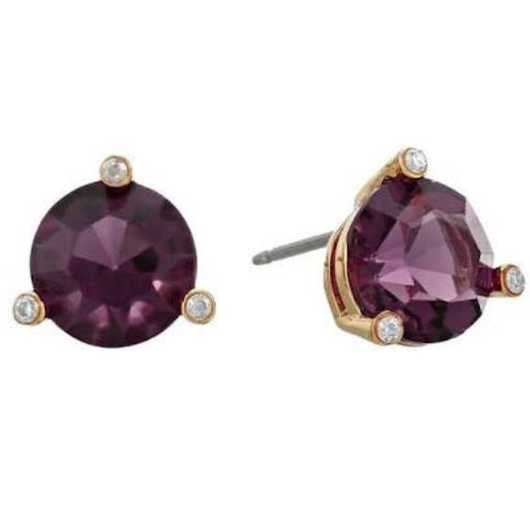 NEW Kate Spade rise and shine purple earrings - Picture 7 of 8